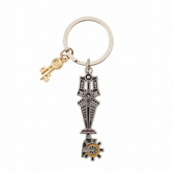Kingdom Hearts Wheel of Fate Metal Keyblade Keychain - Picture 1 of 7